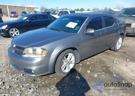 2013 Dodge Avenger Sxt из США, поврежденный, VIN 1C3CDZCB1DN713456